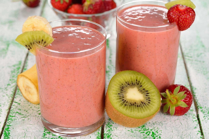 Sinh tố kiwi 2