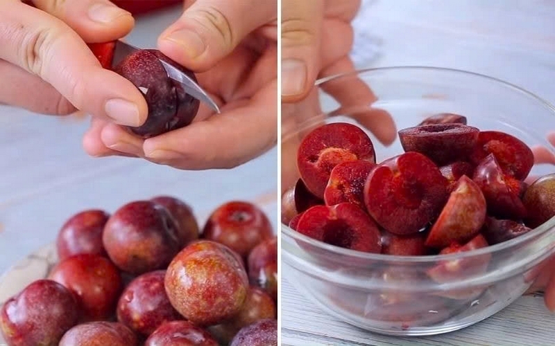 sinh tố mận ảnh 1