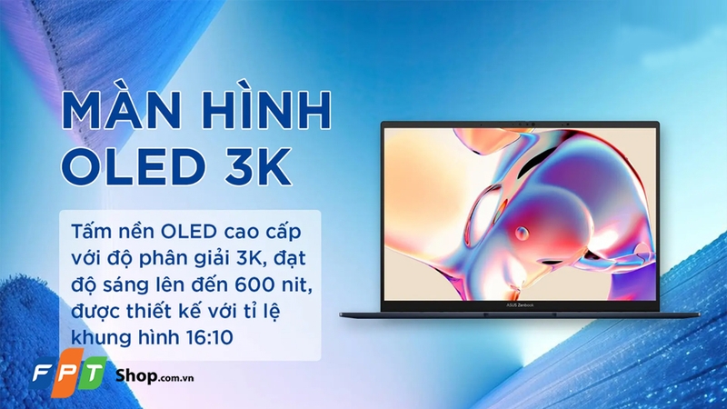 Laptop Asus Zenbook 14 OLED UX3405MA-PP152W Intel Core Ultra 7-155H