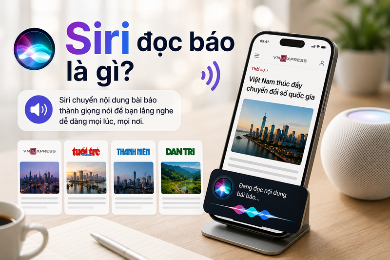 Siri đọc báo là gì?