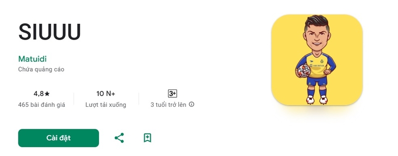 Ứng dụng SIUUU 3