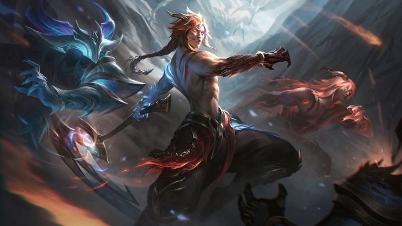 Skin Kayn Ma Sứ thể hiện hình ảnh một chiến binh đầy mạnh mẽ, gan lì
