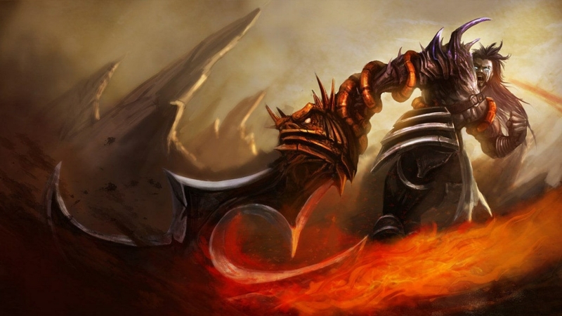 Tryndamere trong bộ trang phục này hiện lên hùng dũng như một chiến binh