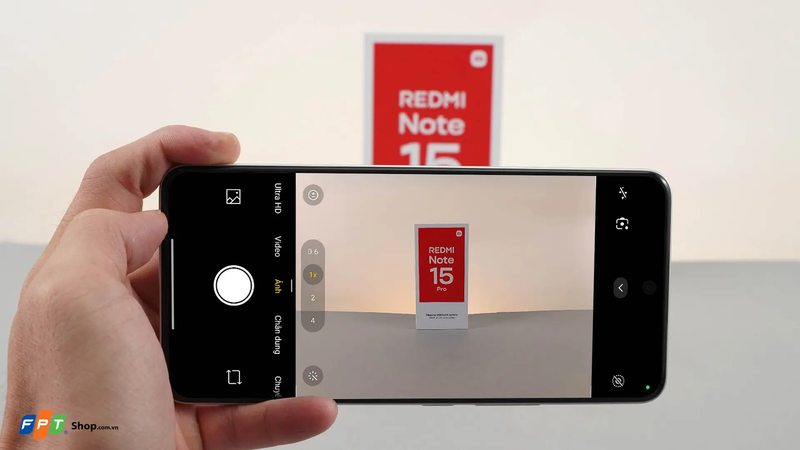 Smartphone có camera hỗ trợ chống rung - Xiaomi Redmi Note 15 Pro