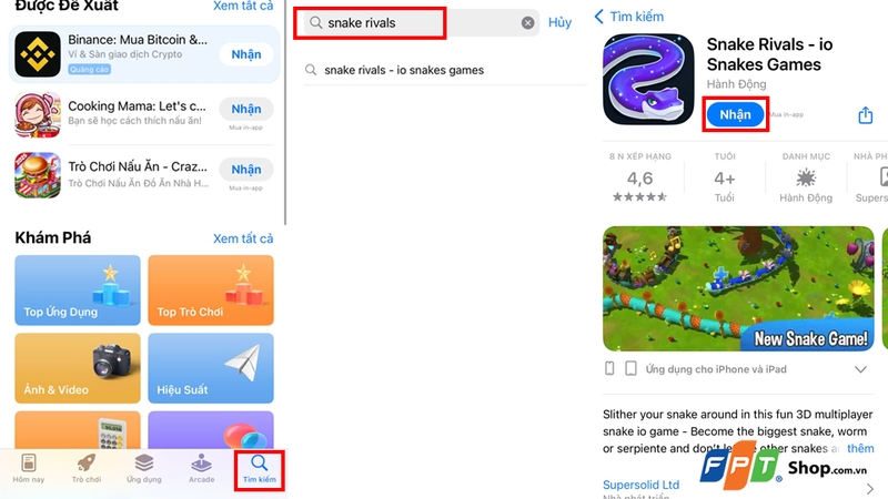 Tải xuống game Snake Rivals cực đơn giản