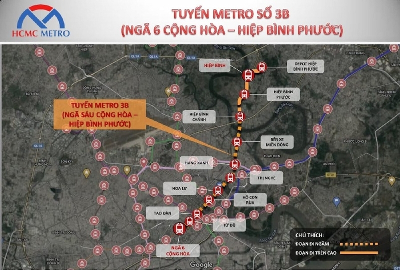 sơ đồ các tuyến Metro TPHCM mới nhất 2025 6