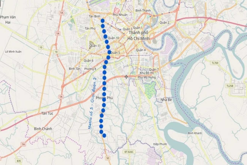 sơ đồ các tuyến Metro TPHCM mới nhất 2025 9