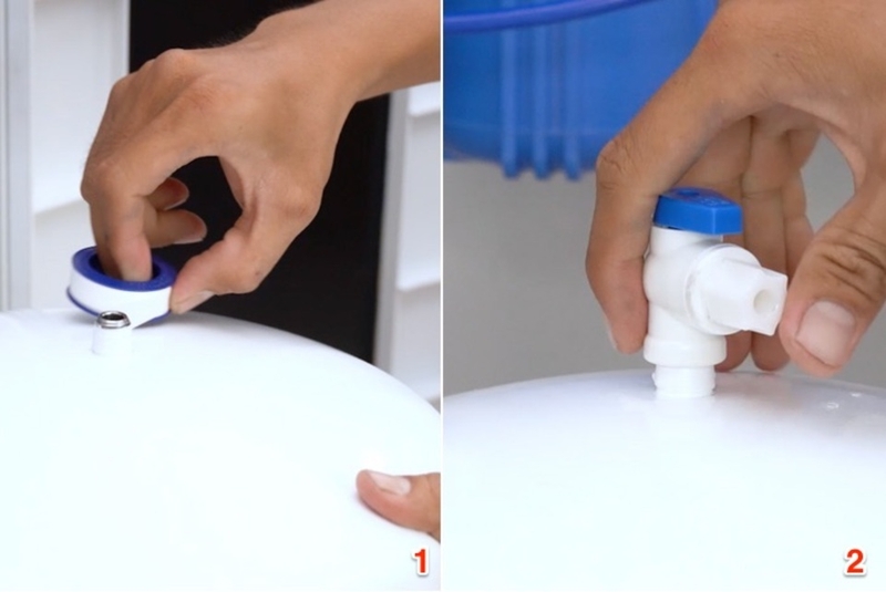 Quấn băng chắc chắn để cố định van