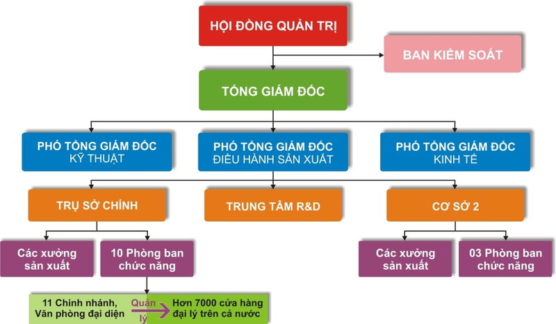 Sơ đồ tổ chức
