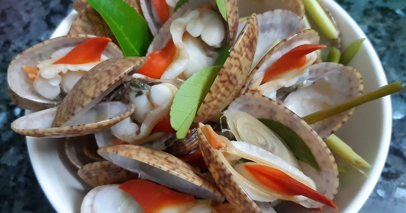 Sò lụa hấp sả (ảnh 9)