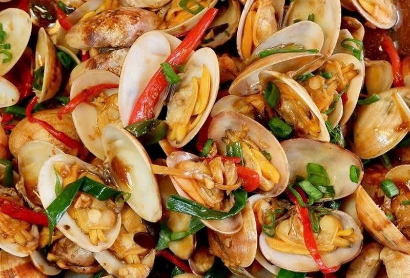 sò lụa xào lá quế ảnh 1