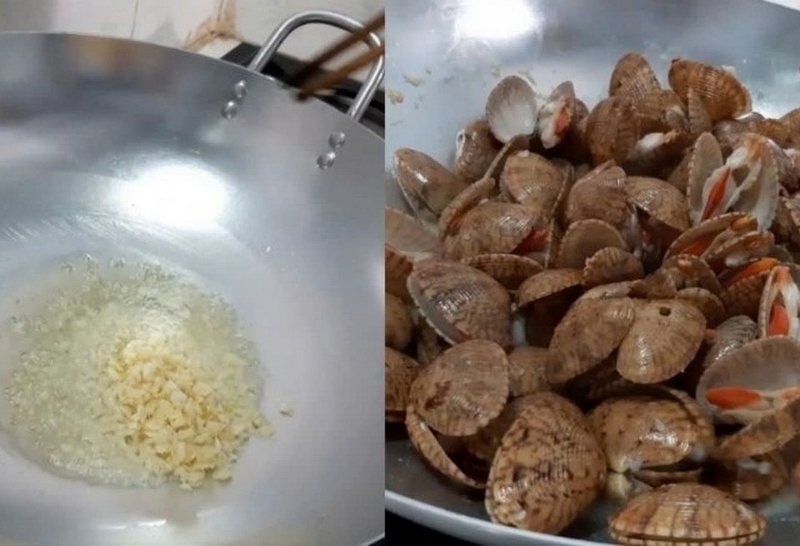 sò lụa xào lá quế ảnh 4