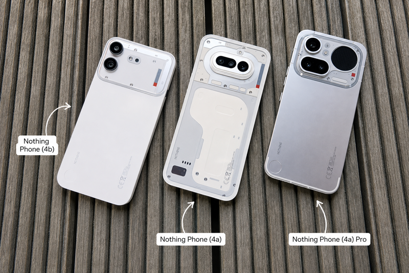 Tổng quan Nothing Phone (4a) và Nothing Phone (4b)