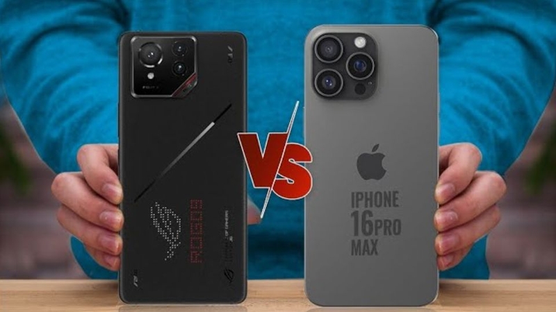 So sánh ASUS ROG Phone 9 Pro và iPhone 16 Pro Max 4