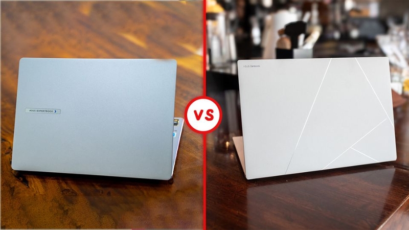 So sánh ASUS Zenbook và ExpertBook 5