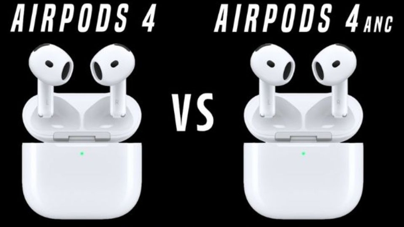 So sánh&nbsp;AirPods 4 và AirPods 4 ANC 4
