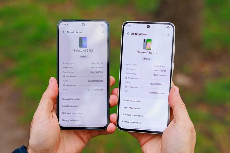 So sánh Galaxy A56 và Galaxy A36 - 06