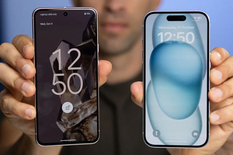 So sánh Google Pixel 8 và Apple iPhone 15 - 05