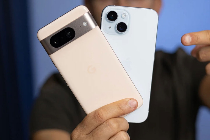 So sánh Google Pixel 8 và Apple iPhone 15 - 02
