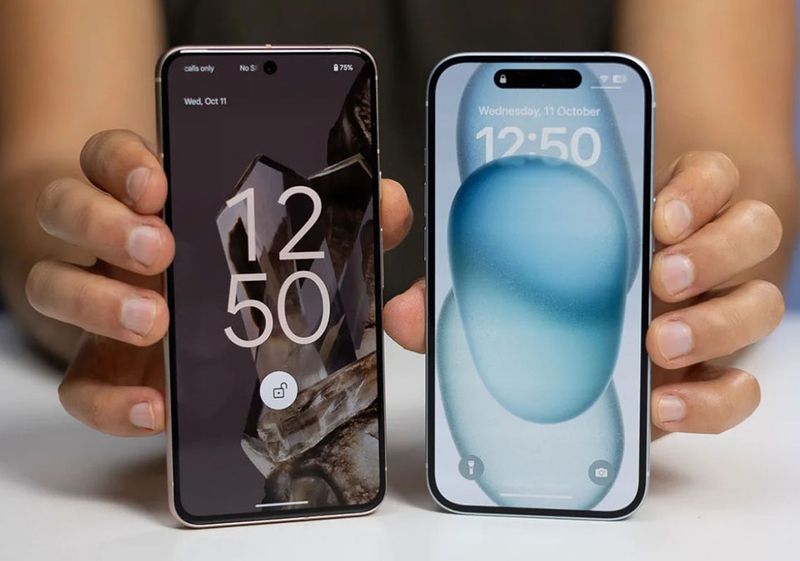 So sánh Google Pixel 8 và Apple iPhone 15 - 01