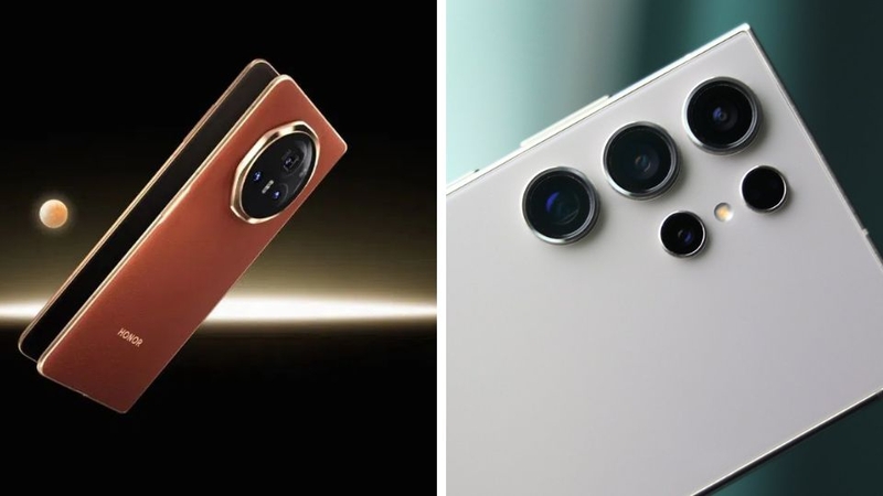 so sánh HONOR Magic V5 vs Samsung Galaxy S25 Ultra 1