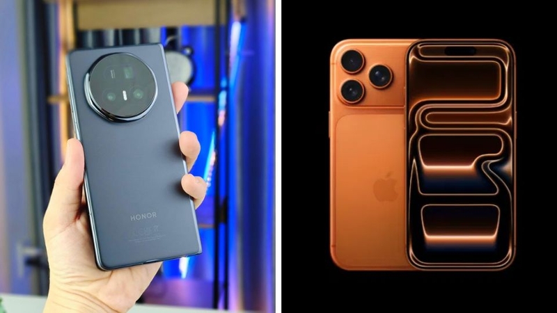 so sánh HONOR Magic V5 vs&nbsp;iPhone 17 Pro Max 2