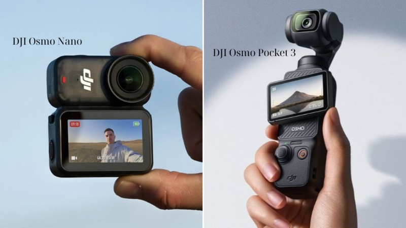so sánh Osmo Nano và Pocket 3 2