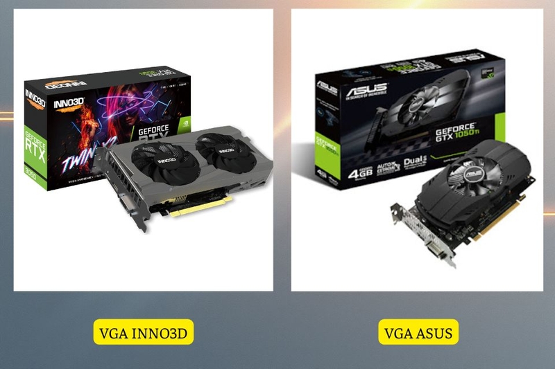so sánh VGA INNO3D và ASUS