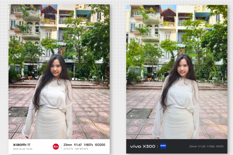 So sánh Vivo X300 và Xiaomi 17 (5)