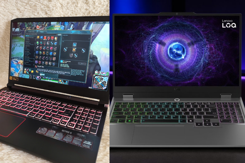 So sánh Acer Nitro 5 và Lenovo LOQ (4)