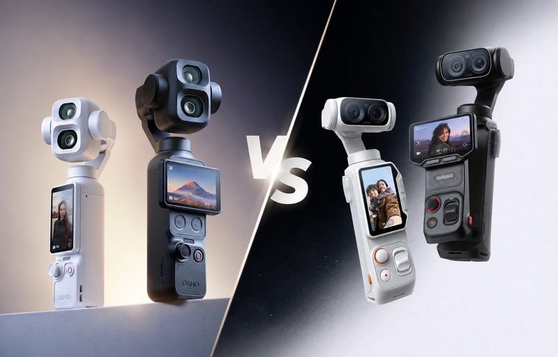 so sánh camera DJI Pocket 4P vs DJI Pocket 4 4.1