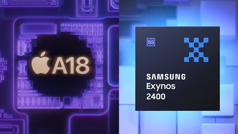 Chip A18 và Exynos 2400 có nhiều cải tiến đáng kể về khả năng xử lý AI
