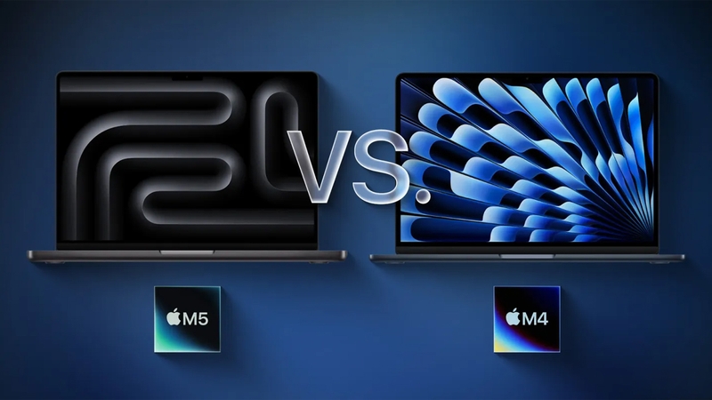 so sanh chip apple m5 va m4 ve cong nghe