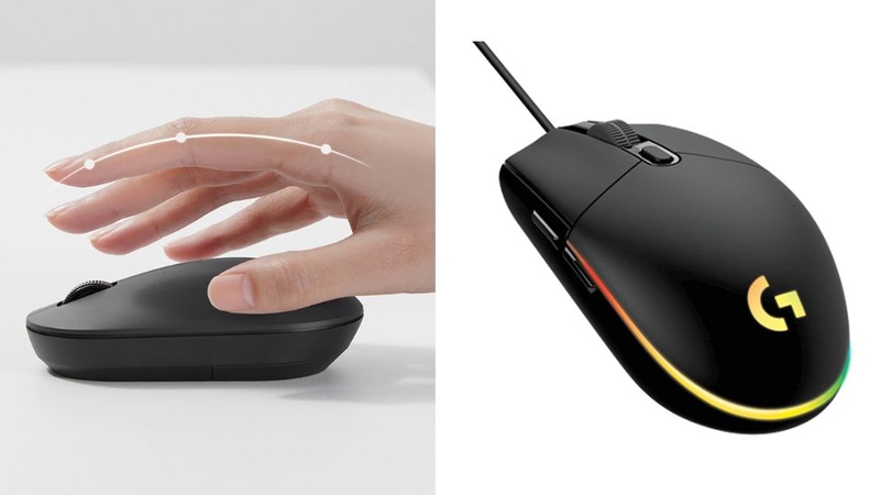 so sánh&nbsp;chuột không dây văn phòng và chuột gaming 3