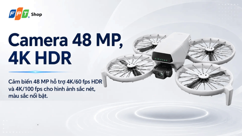 Khả năng quay video 4K/60 fps HDR chính là điểm vượt trội của DJI Flip