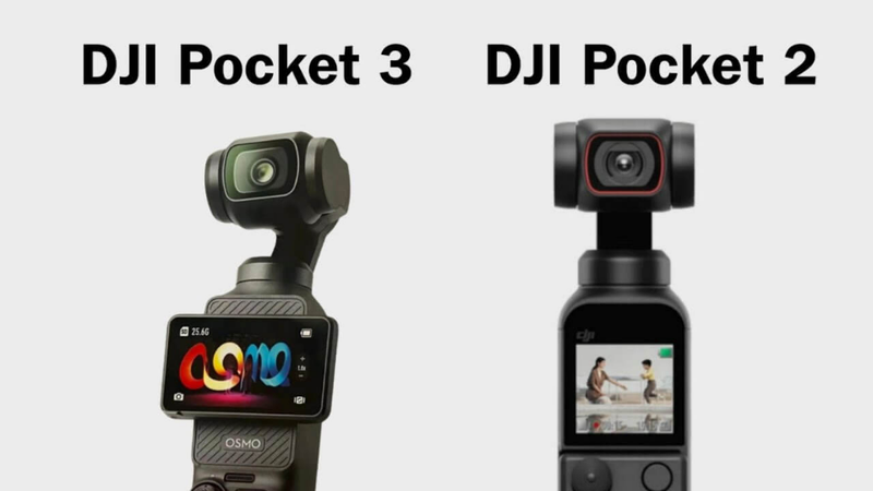 So sánh DJI Osmo Pocket 3 và Pocket 2 2