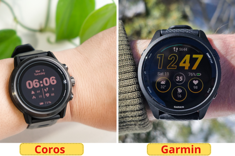 So sánh đồng hồ Coros và Garmin (ảnh 3)