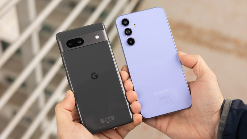 So sánh Galaxy A54 và Google Pixel 7a 3