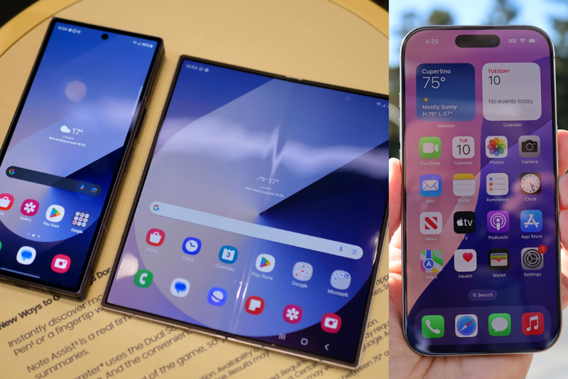 So sánh Galaxy Z Fold6 vs iPhone 17 Pro Max (2)