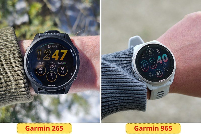 So sánh Garmin 265 và 965 (ảnh 2)
