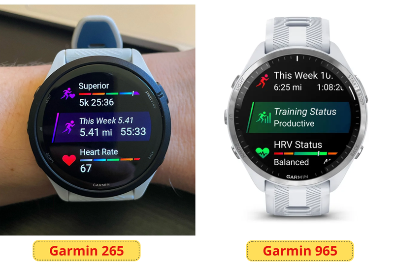 So sánh Garmin 265 và 965 (ảnh 4)