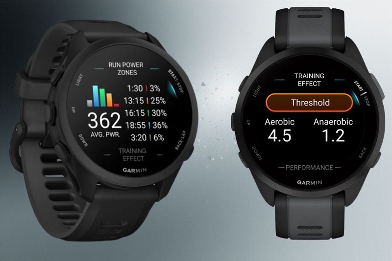 So sánh Garmin Forerunner 70 và 165 3