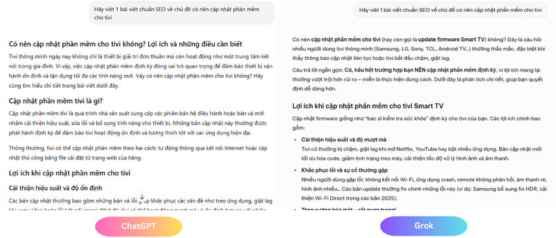 Khả năng sáng tạo nội dung