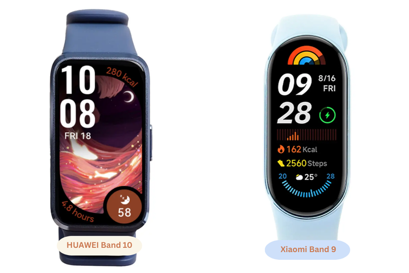 Màn hình Xiaomi Band 9 to hơn