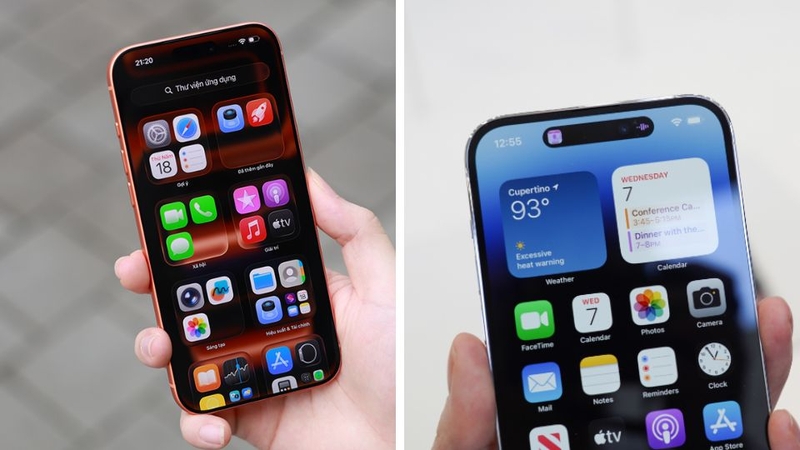 so sánh iPhone 17 Pro Max và 14 Pro Max 2