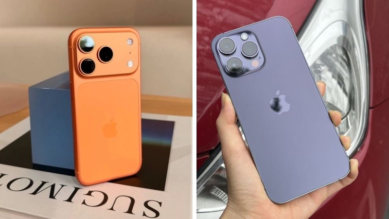 so sánh iPhone 17 Pro Max và 14 Pro Max 4