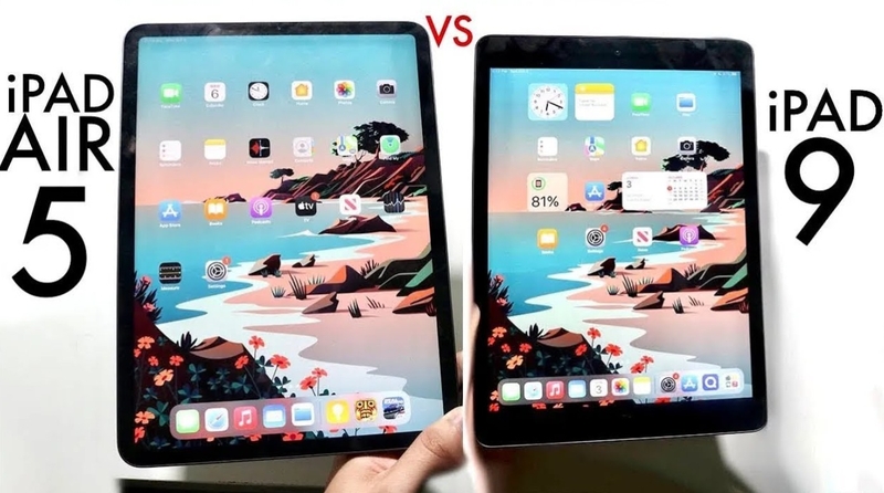 So sánh iPad Gen 9 và iPad Air 5 1