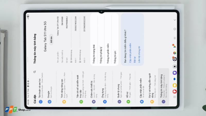 hieu nang galaxy tab s11 ultra
