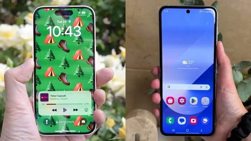 Galaxy Z Flip 6 có màn hình chất lượng hơn iPhone 16
