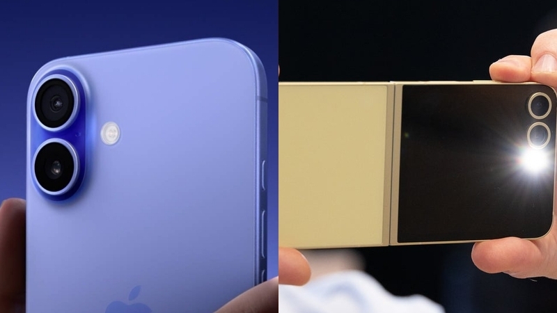 Cả hai chiếc điện thoại iPhone 16 và Galaxy Z Flip 6 đều được đánh giá cao về camera